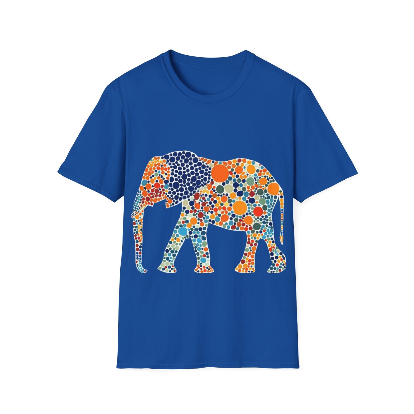 Dotted Elephant Unisex Softstyle T-Shirt