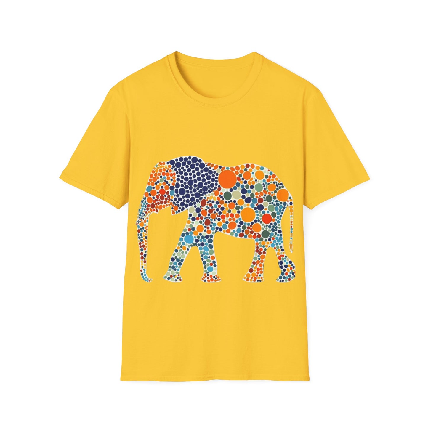 Dotted Elephant Unisex Softstyle T-Shirt