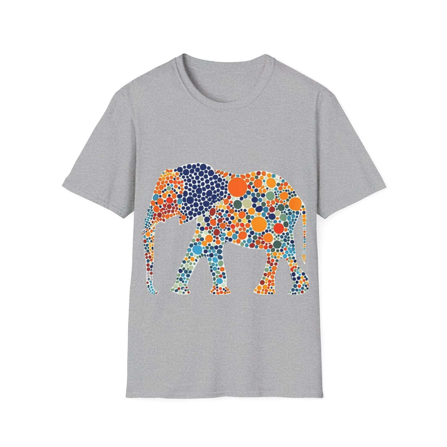 Dotted Elephant Unisex Softstyle T-Shirt