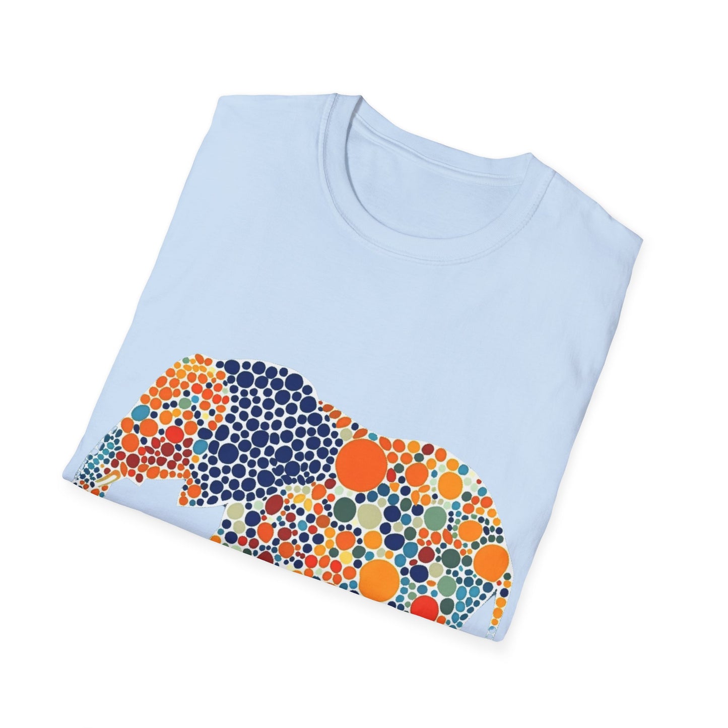 Dotted Elephant Unisex Softstyle T-Shirt