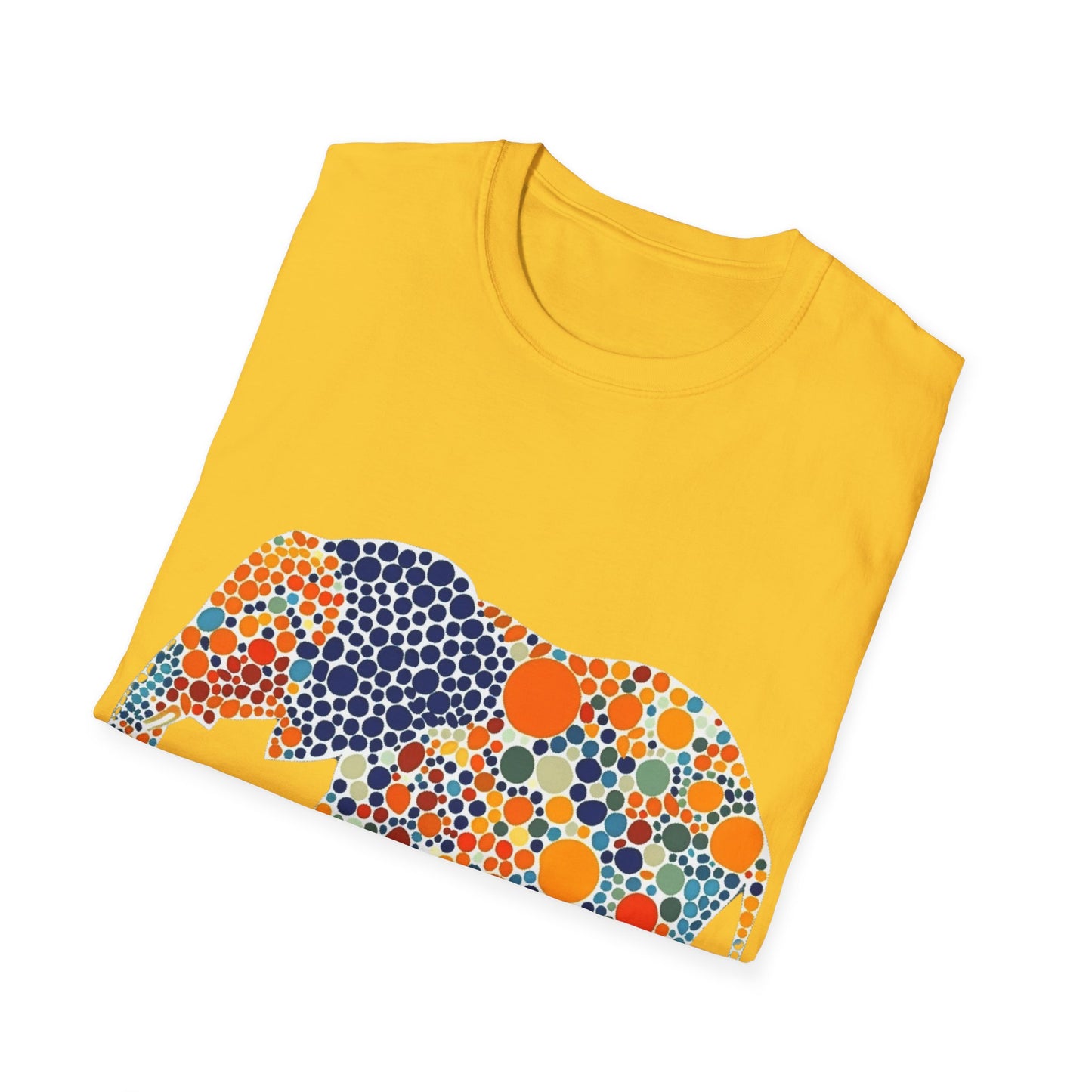 Dotted Elephant Unisex Softstyle T-Shirt