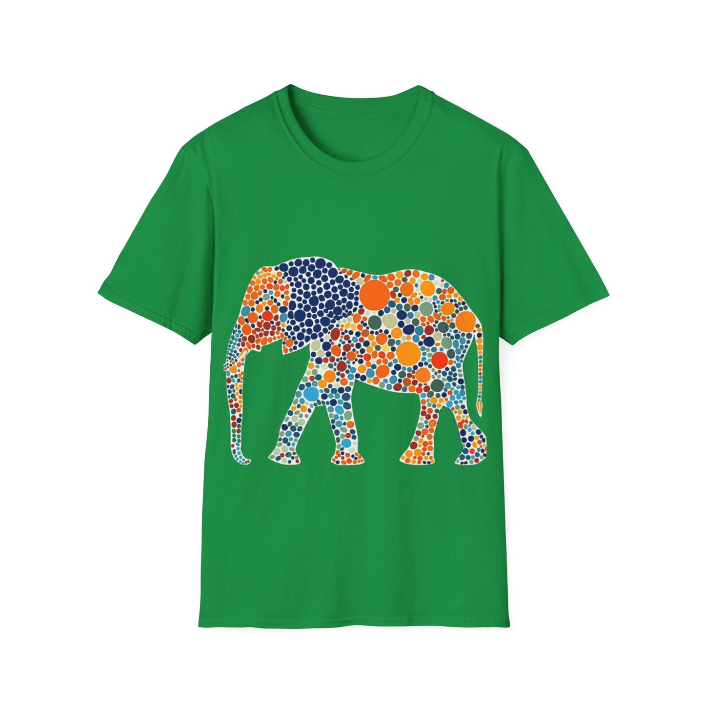 Dotted Elephant Unisex Softstyle T-Shirt