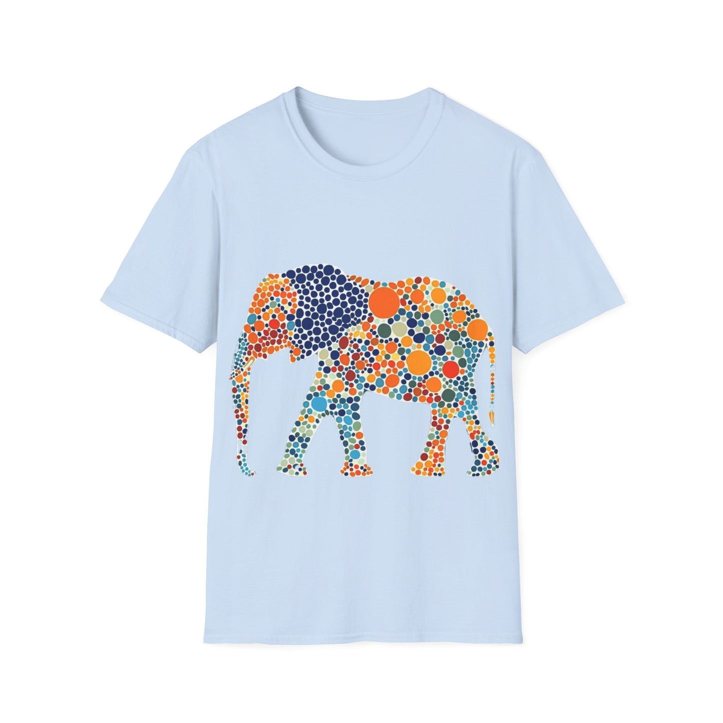 Dotted Elephant Unisex Softstyle T-Shirt