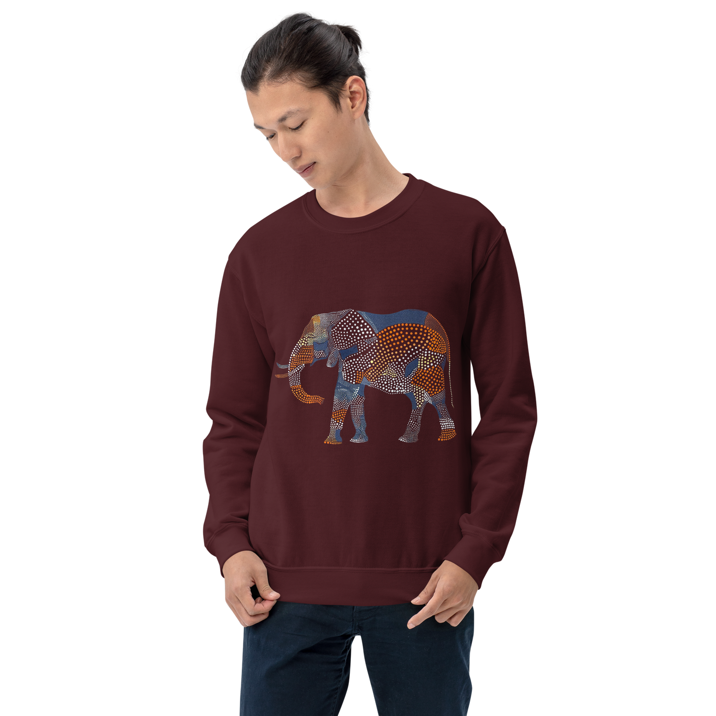 Elephant Design Unisex Sweatshirt